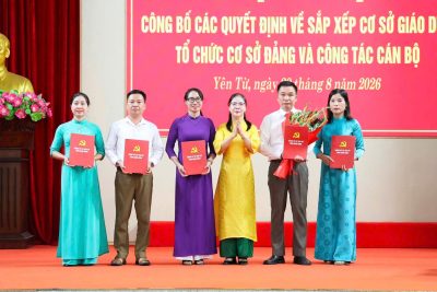 THÀNH LẬP TRƯỜNG TIỂU HỌC YÊN TỪ B