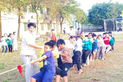 LIÊN ĐỘI TRƯỜNG TIỂU HỌC YÊN TỪ TỔ CHỨC GIAO LƯU CÁC HOẠT ĐỘNG TDTT CHÀO MỪNG  NGÀY THÀNH LẬP  QUÂN ĐỘI NHÂN DÂN VIỆT NAM 22/12